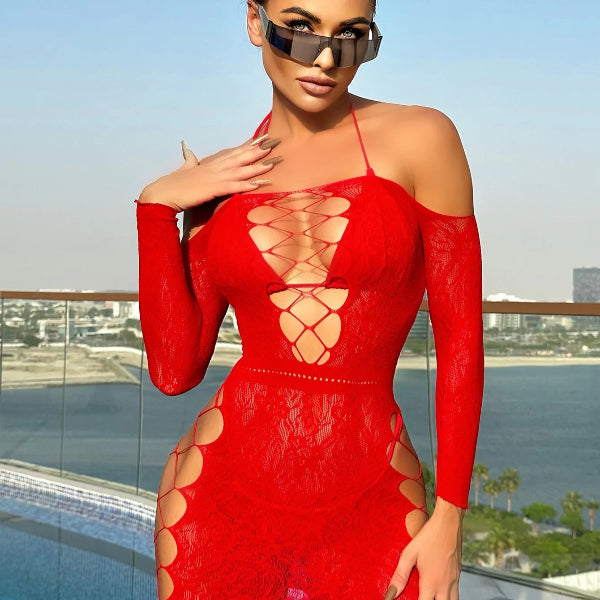 Dress S/L - Red