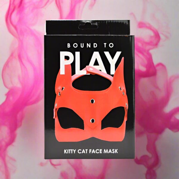 Bound to Play Kitty Cat Face Mask Red Fetish My Amazing Fantasy
