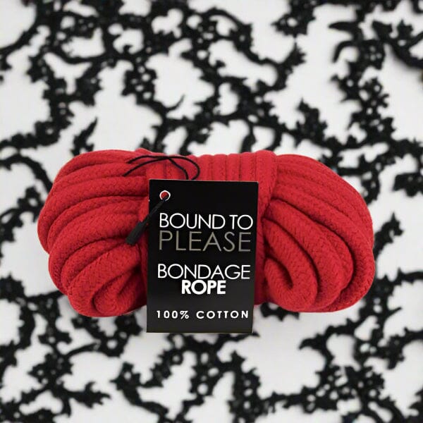 Bound to Please Bondage Rope Red Fetish My Amazing Fantasy