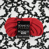 Bound to Please Bondage Rope Red