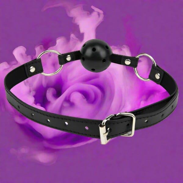 Bound to Please Breathable Ball Gag BLK Fetish My Amazing Fantasy