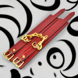 Bound to Please Red Wrist Cuffs Fetish My Amazing Fantasy