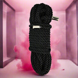 Bound to Please Silky Rope 10m BLK Fetish My Amazing Fantasy
