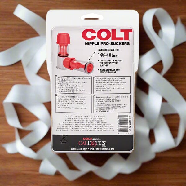 COLT Nipple Pro-Suckers - Red Toys My Amazing Fantasy