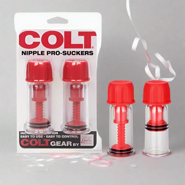 COLT Nipple Pro-Suckers - Red Toys My Amazing Fantasy