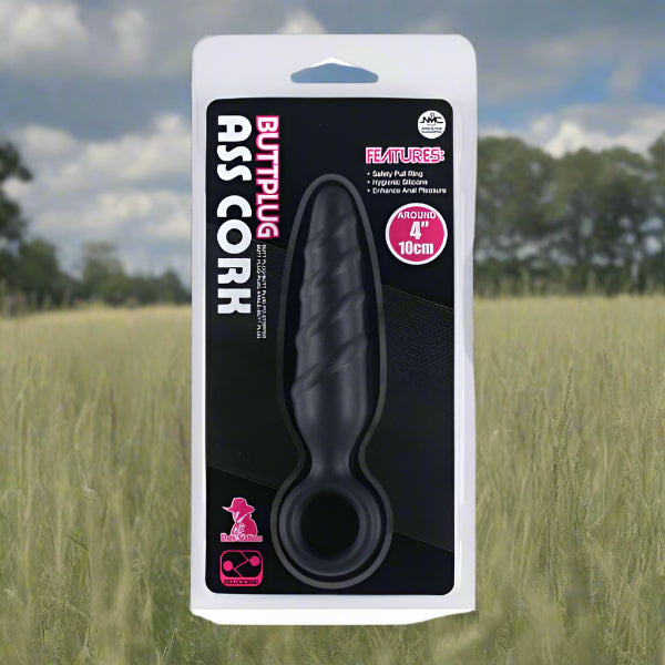 Dark Stallions Silicone Butt Plug Black 3.5" Butt Plugs My Amazing Fantasy