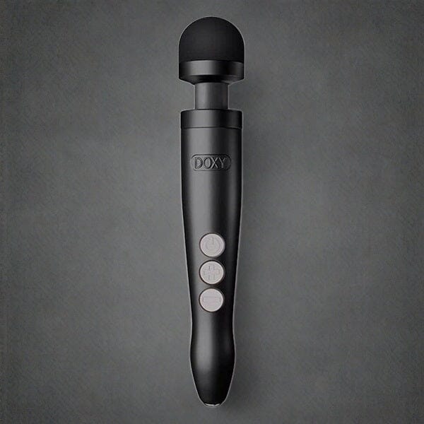 Doxy Die Cast 3 Rechargeable - Matte Black Wands My Amazing Fantasy