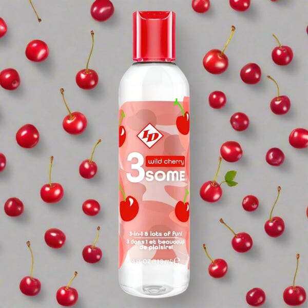ID 3some Wild Cherry Lube 4floz Lubes My Amazing Fantasy