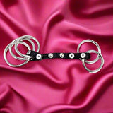 Leather Gates of Hell 5 Cock Ring