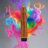 Loving Joy 8 inch Realistic Vibrator - Brown
