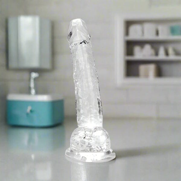 Loving Joy Dildo 7' Balls Clear Dildos & Dongs My Amazing Fantasy