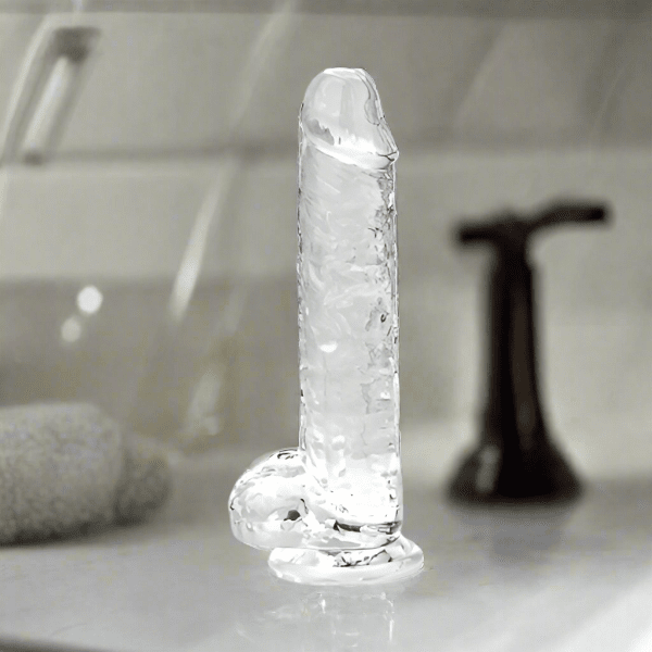 Loving Joy Dildo 7' Balls Clear Dildos & Dongs My Amazing Fantasy