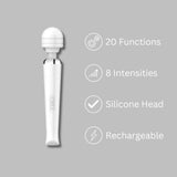 Loving Joy Rechargeable Wand - White Wands My Amazing Fantasy
