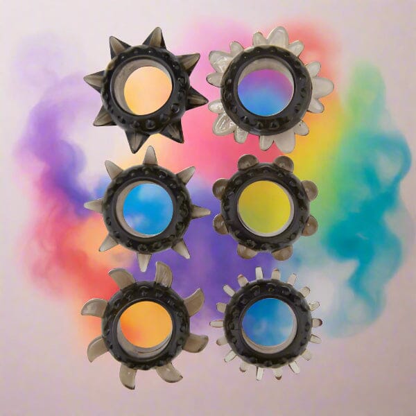 Loving Joy Textured Cock Ring Set Cock Rings My Amazing Fantasy