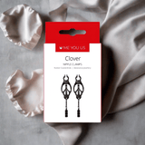 Me You Us Clover Nipple Clamp Black