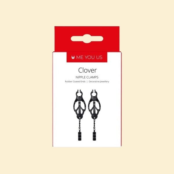 Me You Us Clover Nipple Clamp Black Fetish My Amazing Fantasy