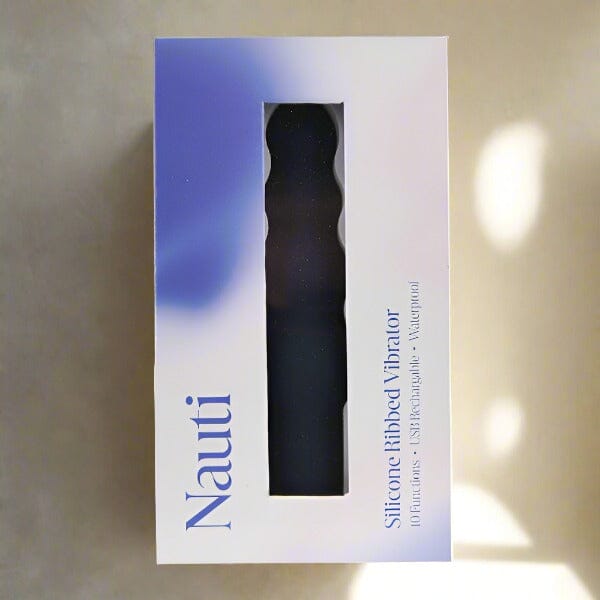 Nauti Silicone Ribbed Vibrator Dildos & Dongs My Amazing Fantasy