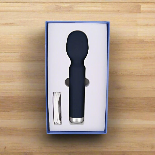 Nauti Silicone Wand Vibrator Black My Amazing Fantasy