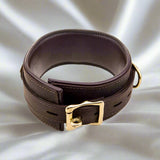 Nubuck Leather Collar