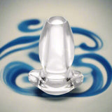Peep Hole Clear Hollow Anal Plug