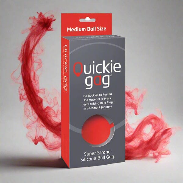 Quickie Gag Medium Ball - Red Fetish My Amazing Fantasy