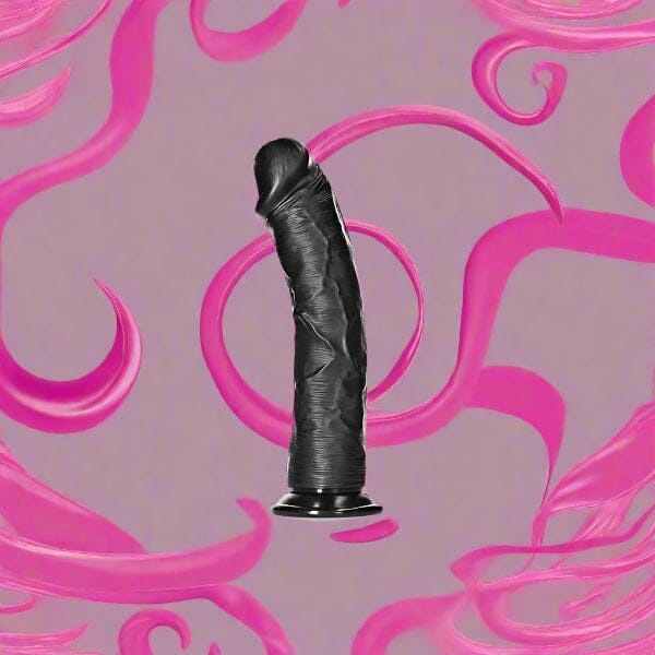 Real Rock Curved Dildo 9' Curved Dildos & Dongs My Amazing Fantasy