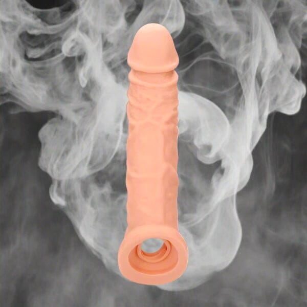 Realrock 8' Penis Sleeve - Flesh Dildos & Dongs My Amazing Fantasy