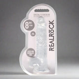 Realrock Crystal Clear 8' Dildo with Balls
