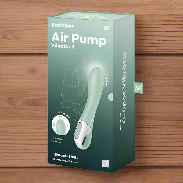 Satisfyer Air Pump Vibrator 3 - Mint Toys My Amazing Fantasy