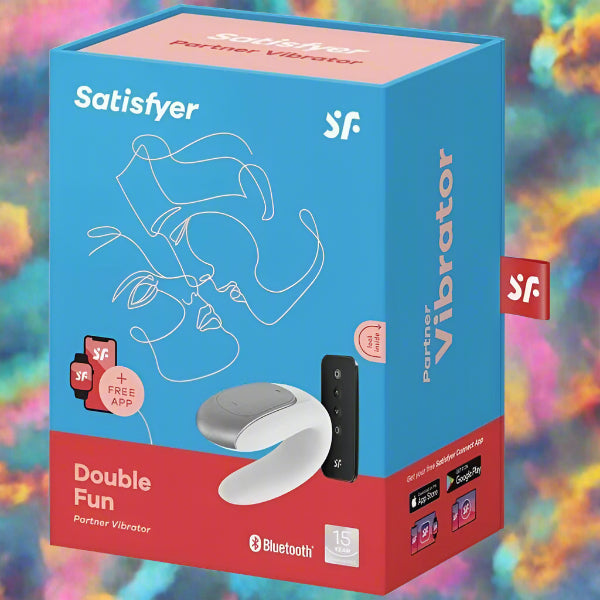 Satisfyer App Enabled Double Fun - White App & Remote Toys My Amazing Fantasy