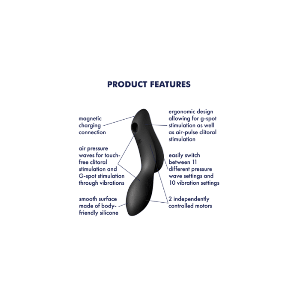 Satisfyer Curvy Trinity 2 App & Remote Toys My Amazing Fantasy
