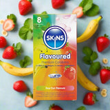 Skins Condoms Assorted Flavours 8 Pack