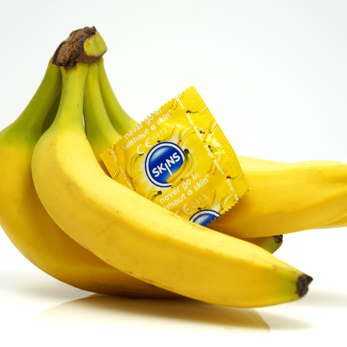 Skins Condoms Banana Flavour 8 Pack Condoms My Amazing Fantasy
