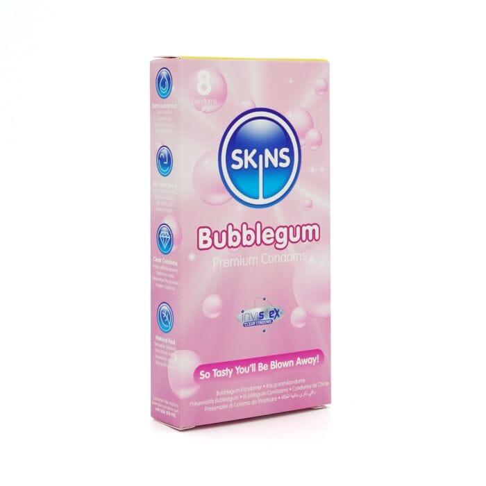 Skins Condoms Bubblegum 8 Pack Condoms My Amazing Fantasy
