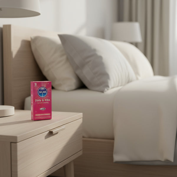 Skins Condoms Dots & Ribs 8 Pack Condoms My Amazing Fantasy