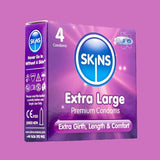 Skins Condoms Extra Large - 4 Pack Condoms My Amazing Fantasy 