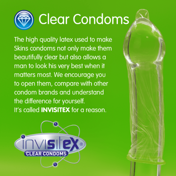 Skins Condoms Mint 4 Pack Condoms My Amazing Fantasy