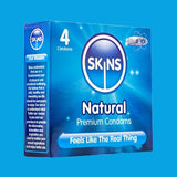 Skins Condoms Natural - 4 Pack Condoms My Amazing Fantasy 