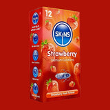 Skins Condoms Strawberry - 12 Pack