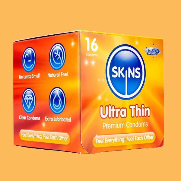 Skins Condoms Ultra Thin - 16 Pack Condoms My Amazing Fantasy