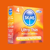 Skins Condoms Ultra Thin - 4 Pack Condoms My Amazing Fantasy