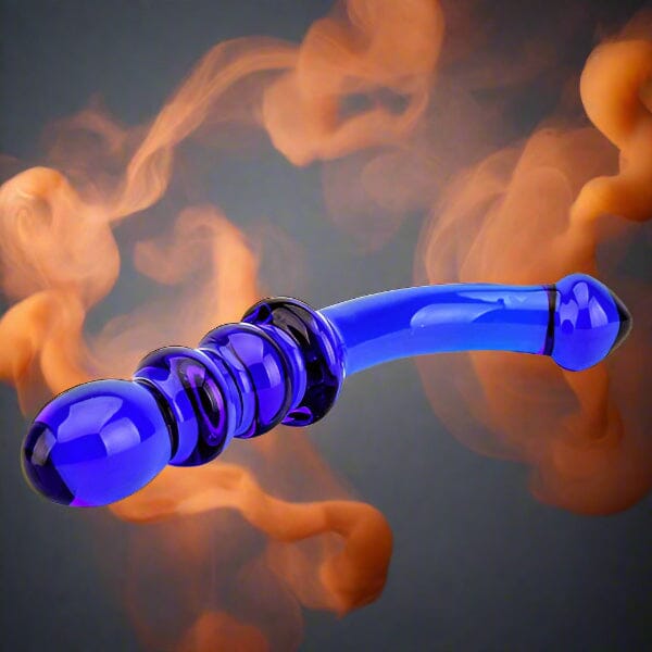 Spectrum Ribbed G-Spot Glass Dildo Dildos & Dongs My Amazing Fantasy