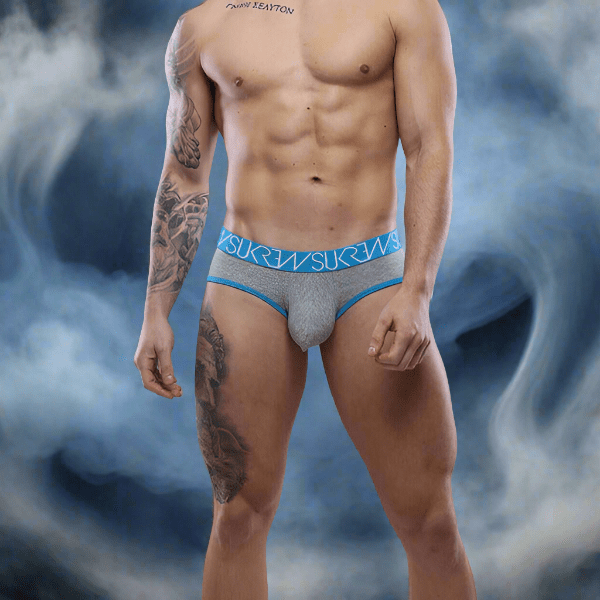 SUKREW Apex Brief - Grey Marl - Large Menswear My Amazing Fantasy