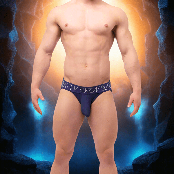 SUKREW Jockstrap - Indigo - Small Menswear My Amazing Fantasy