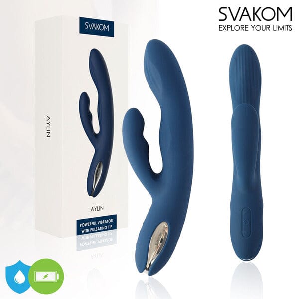 Svakom Aylin Pulsating Tip Vibrator Dildos & Dongs My Amazing Fantasy