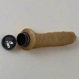 Vibrating Dildo 9.8" - Brown Dildos & Dongs My Amazing Fantasy