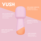 Vush Peachy Mini Wand Massager Wands My Amazing Fantasy