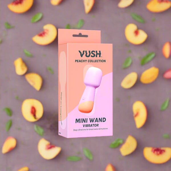 Vush Peachy Mini Wand Massager Wands My Amazing Fantasy