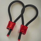 ElectraStim Prestige ElectraLoops Adjustable Cock Rings Red
