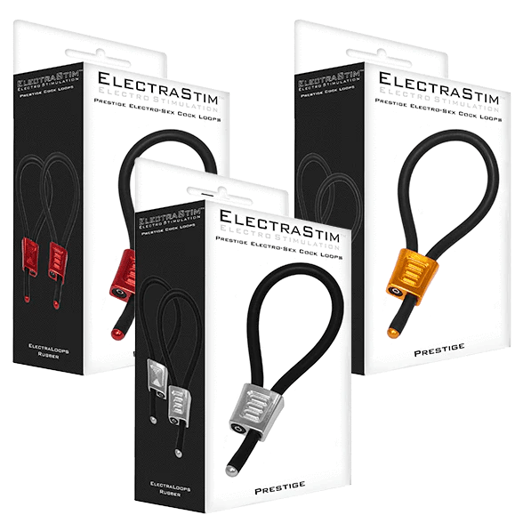 ElectraStim Prestige ElectraLoops Adjustable Cock Rings Red Cock Rings My Amazing Fantasy